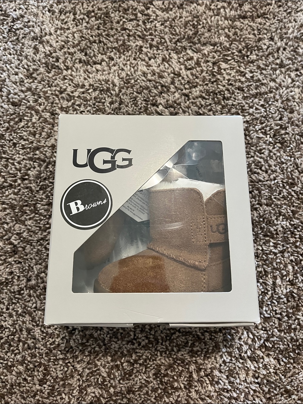 UGG Chestnut Infant Suede Booties